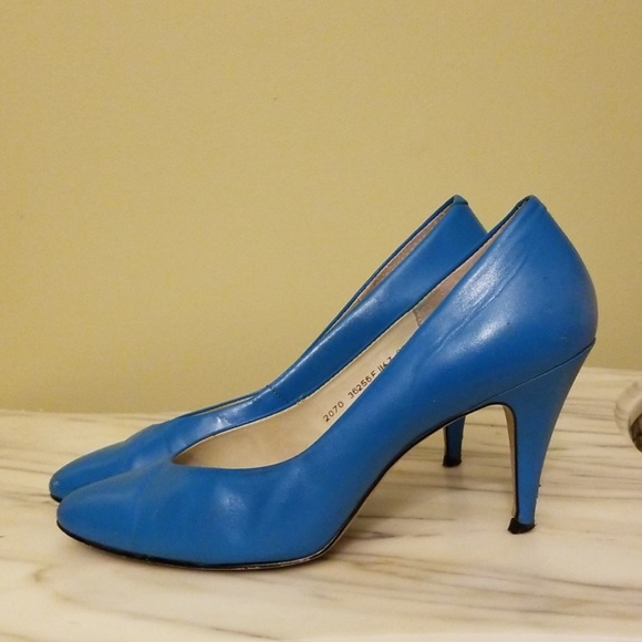 Cute vintage blue heels - Picture 3 of 4